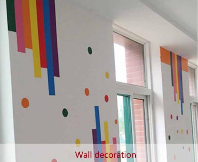Напечатанная клейкая лента для герметизации трубопроводов отопления и вентиляции ткани логотипа для украшенной стены