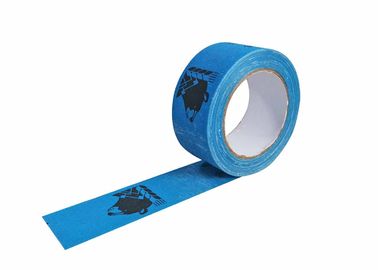 Напечатанная синью покрашенная упаковкой клейкая лента для герметизации трубопроводов отопления и вентиляции ткани для украшая высокой прочности на растяжение