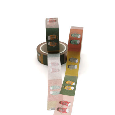Плашка создания программы-оболочки подарка Тайваня DIY изготовленная на заказ напечатанная CMYK отрезала ленту бумаги упаковки Washi