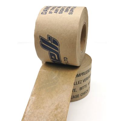 Активированная водой Гуммед лента Крафт бумажная, лента Крафт упаковывая для запечатывания коробки