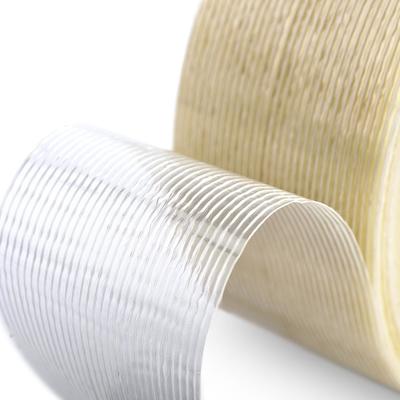 Высокопрочная лента для обвязки из стекловолокна 400 Н/дюйм с адгезией к отслаиванию 11 Н/дюйм и толщиной 150 мкм