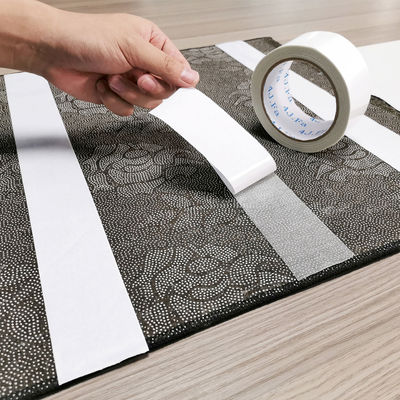 Double Sided Heavy-Duty Wood Carpet Tape Super Strong Hot Melt Rubber for Carpet Floor Rug Carpet Applications for Masking