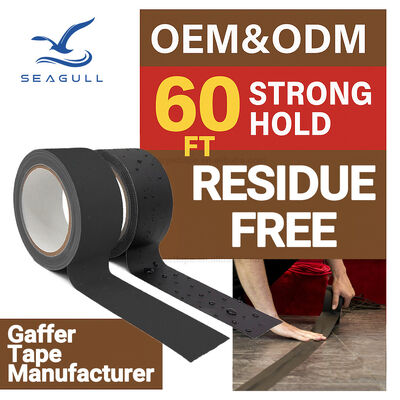 Промышленная ткань лента Gaffer для производства событий пол кабеля безопасности Временное закрепление