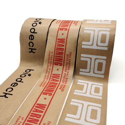 Recyclable вода активировала напечатанную Gummed ленту бумаги Kraft