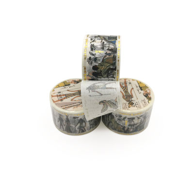 Красочная пакуя творческая напечатанная лента Washi для DIY производит искусства